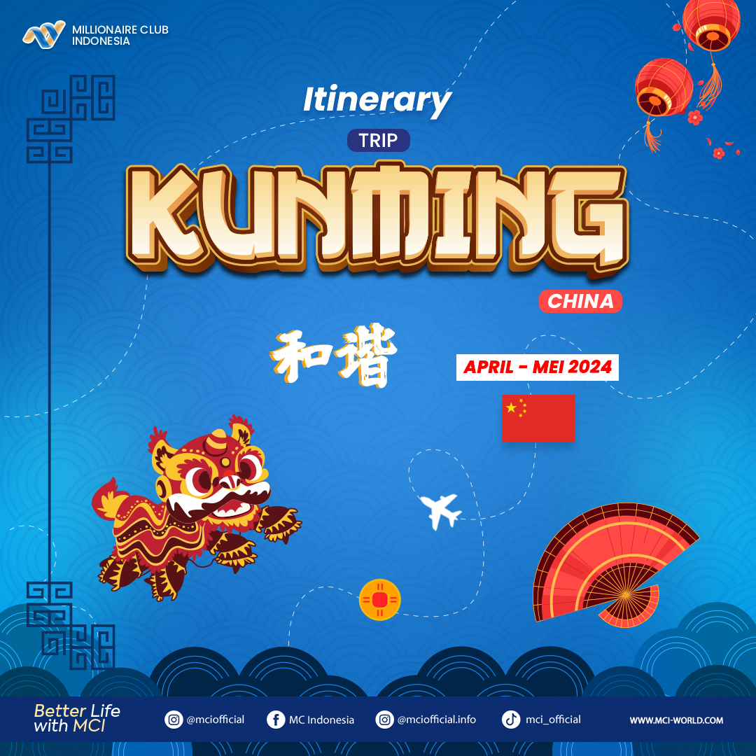 Itinerary Trip Kunming – April 2024