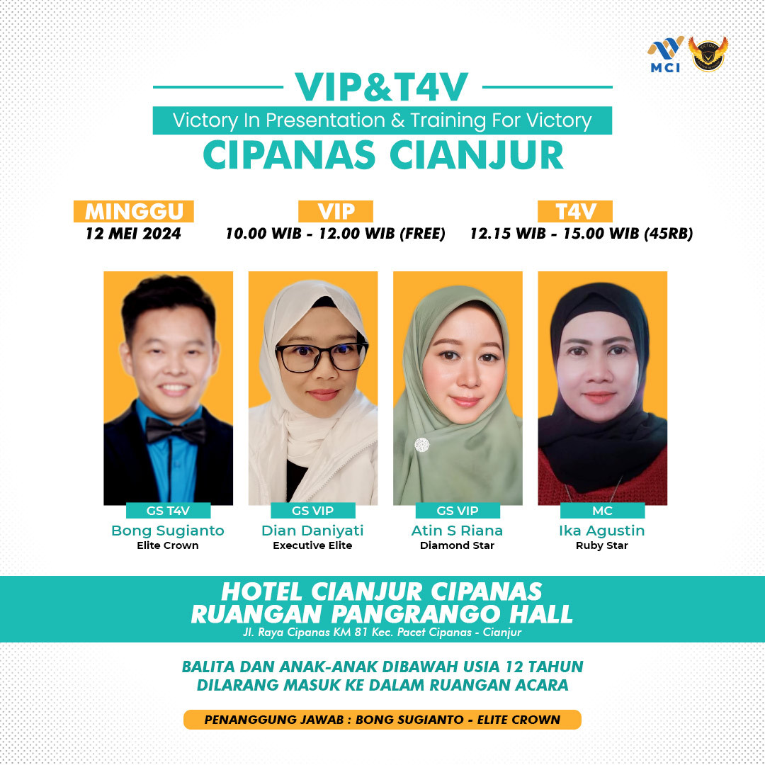 VICTORY IN PRESENTATION & TRAINING FOR VICTORY CIPANAS CIANJUR