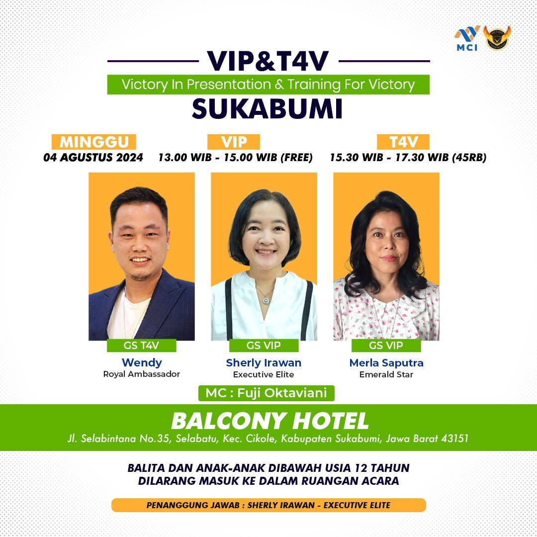 VICTORY IN PRESENTATION & TRAINING FOR VICTORY SUKABUMI