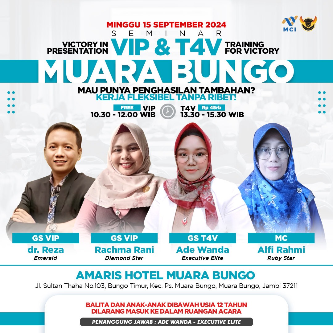 VICTORY IN PRESENTATION & TRAINING FOR VICTORY MUARA BUNGO