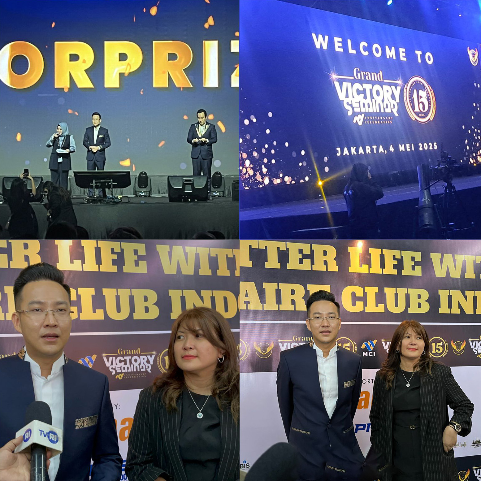 CMI Rayakan Hari Jadi ke 15 di Beach City International Stadium Ancol Jakarta