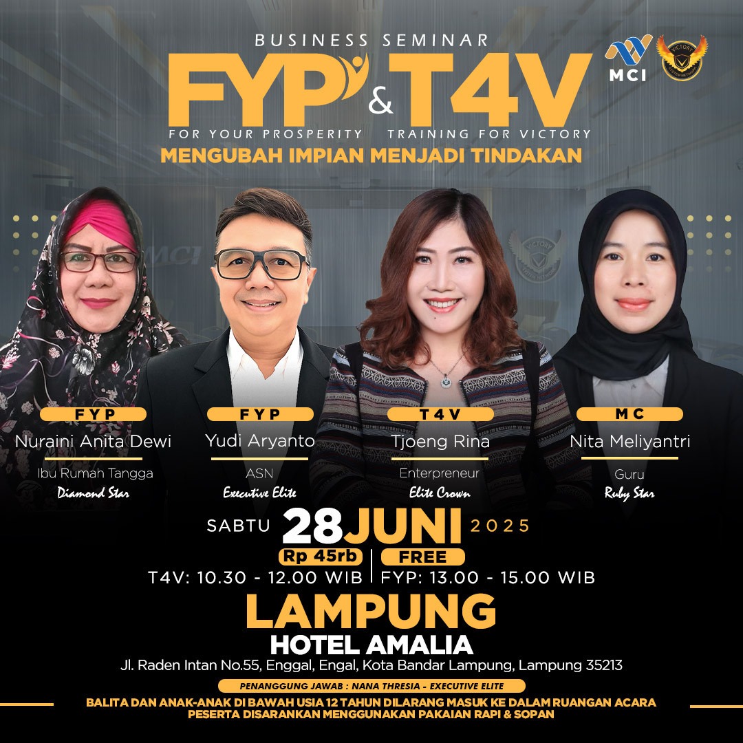 FYP (FOR YOUR PROSPERITY) & TRAINING FOR VICTORY LAMPUNG